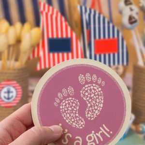 Baby Announcement Coaster