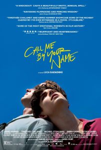 Call Me By Your Name 2017 movie poster