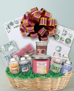 candles and stationery creative easter basket idea overnightprints