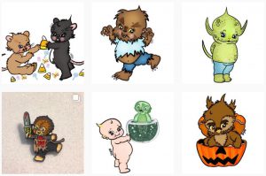 casey faye kewpie artwork instagram halloween 2018 winner