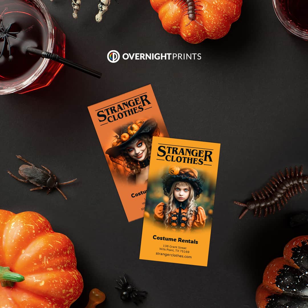 Halloween Visitenkarten