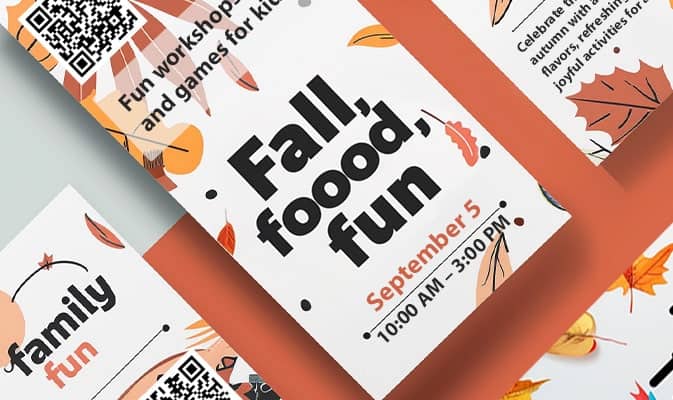 Flyers automne : tailles, tendances & conseils d’impression