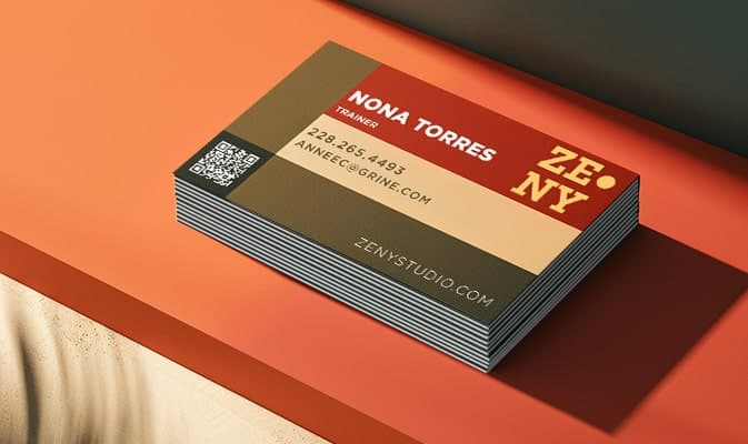 Tendances cartes de visite automne: couleurs, formats et idées design