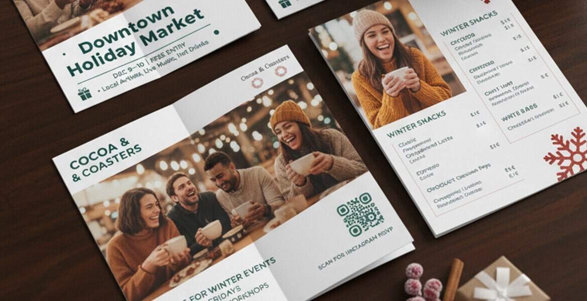 Bannières pour marchés de Noël et événements : comment se faire remarquer